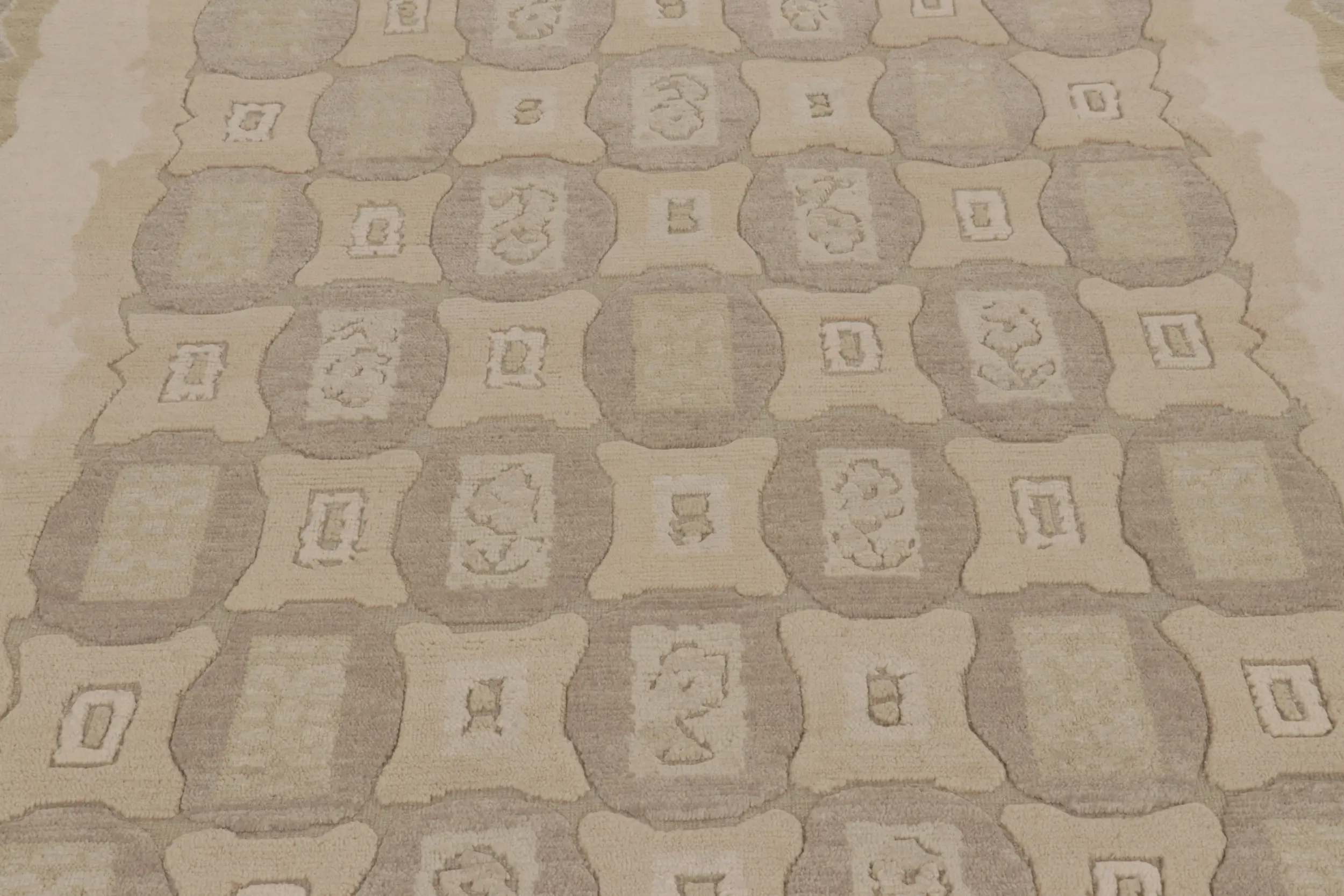 French Art Deco Geometric Rug