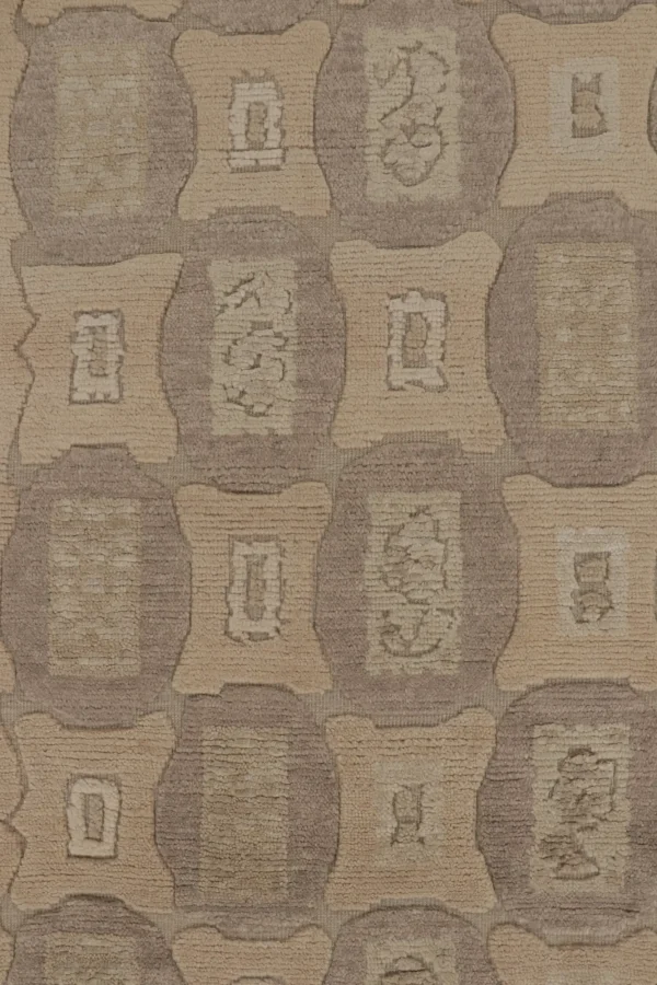 French Art Deco Geometric Rug