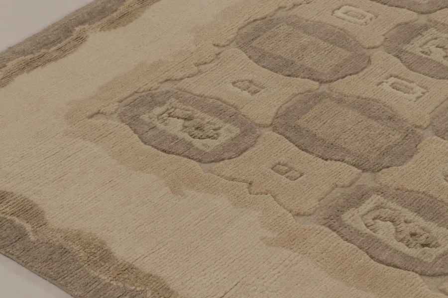 French Art Deco Geometric Rug