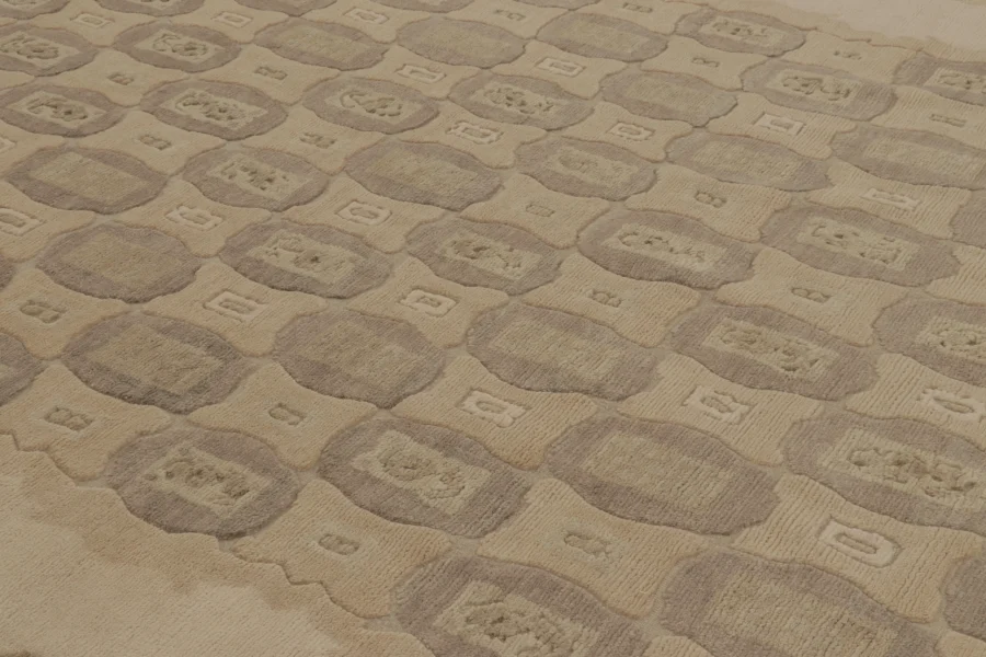 French Art Deco Geometric Rug