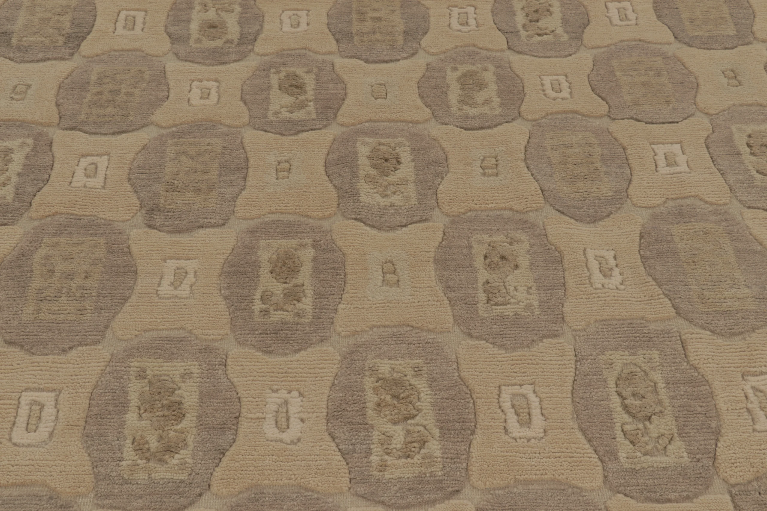 French Art Deco Geometric Rug