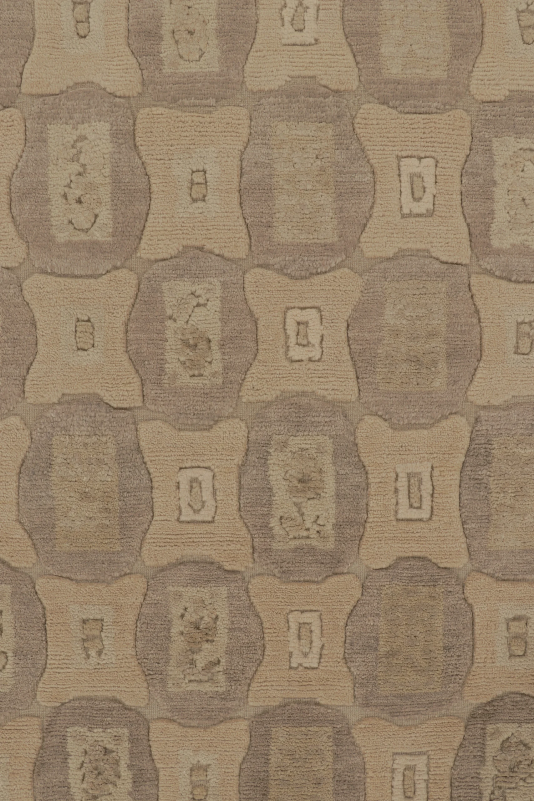French Art Deco Geometric Rug