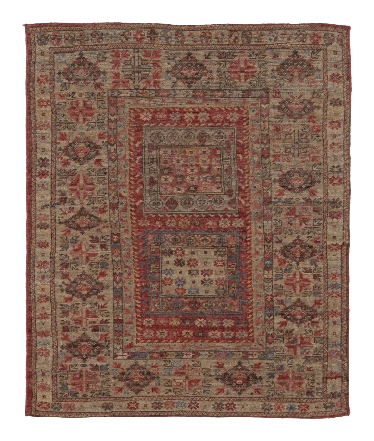 Rug & Kilim’s Caucasian Shrivan Rug with Rich Geometric Patterns
