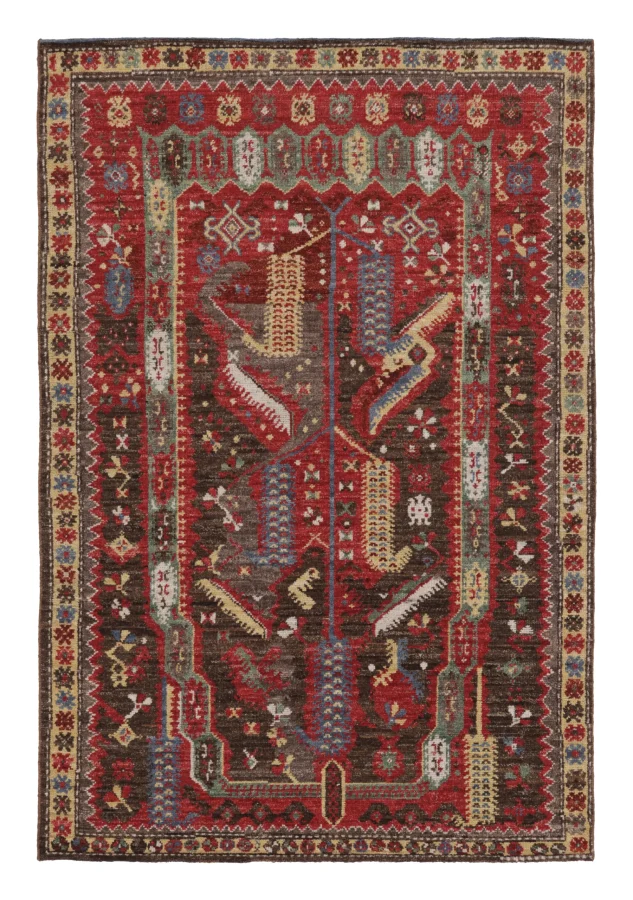 Rug & Kilim’s Konya Rug with Polychromatic Tribal Medallions