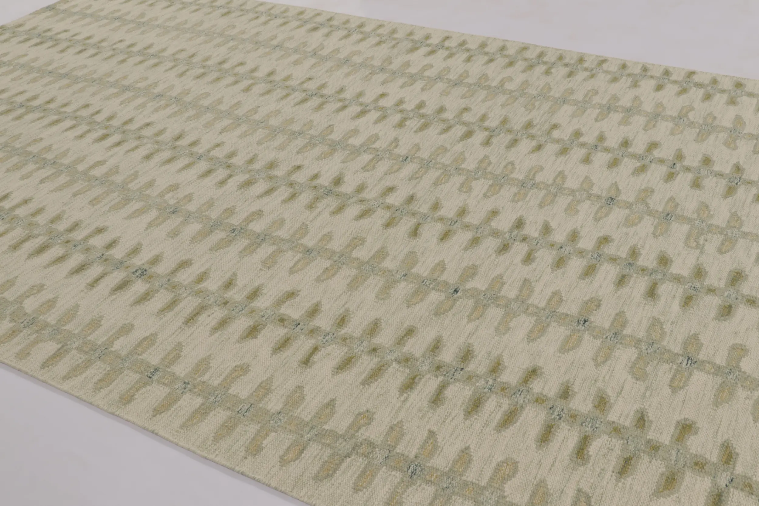 Scandinavian Geometric Runner Custom Rug