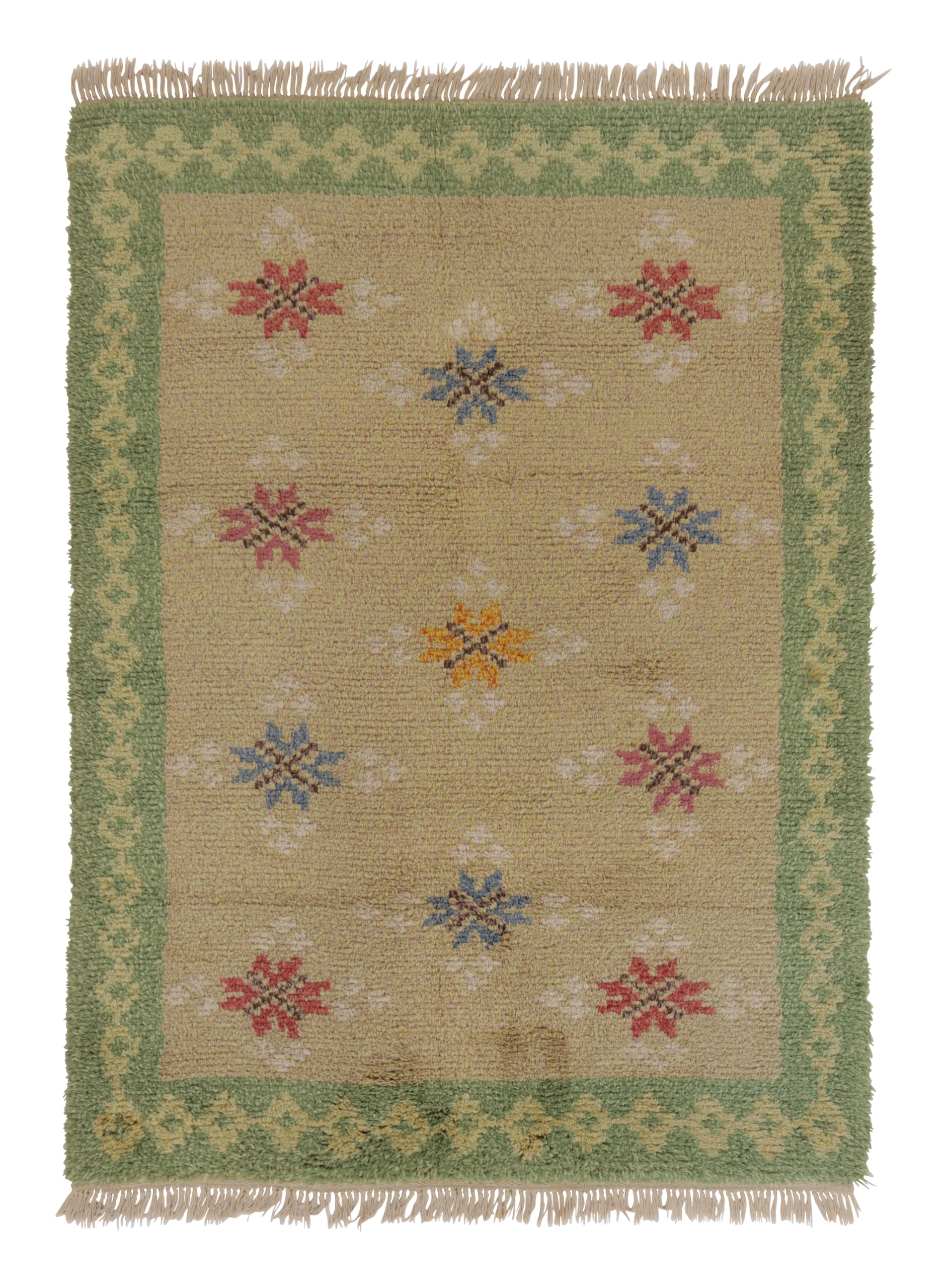 Vintage Swedish Rya Rug