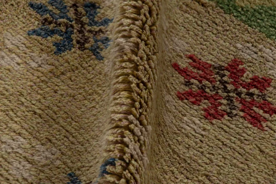 Vintage Swedish Rya Rug