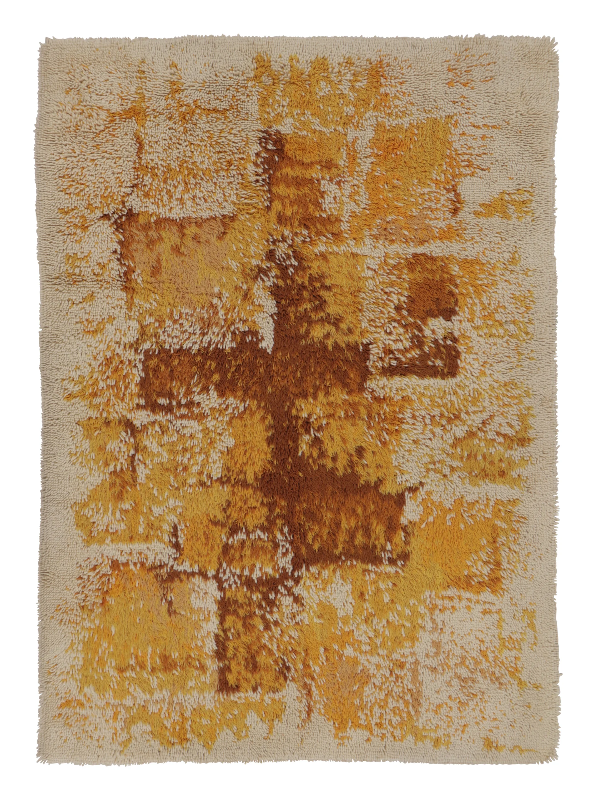 Vintage Swedish Rya Rug