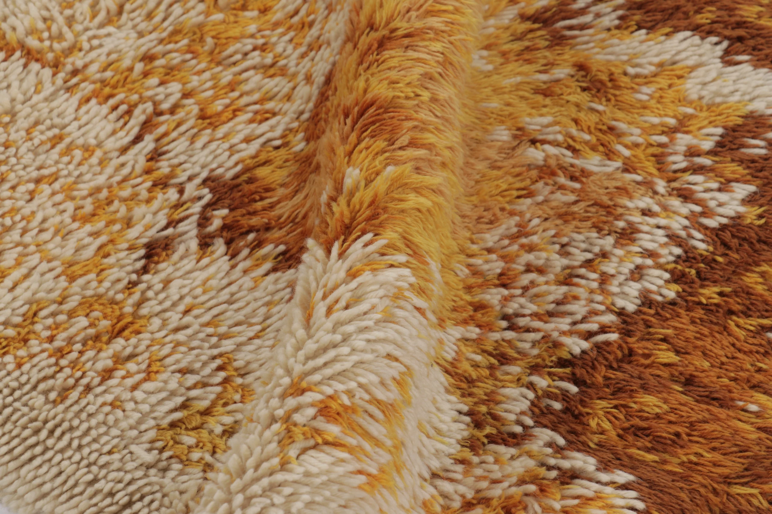 Vintage Swedish Rya Rug
