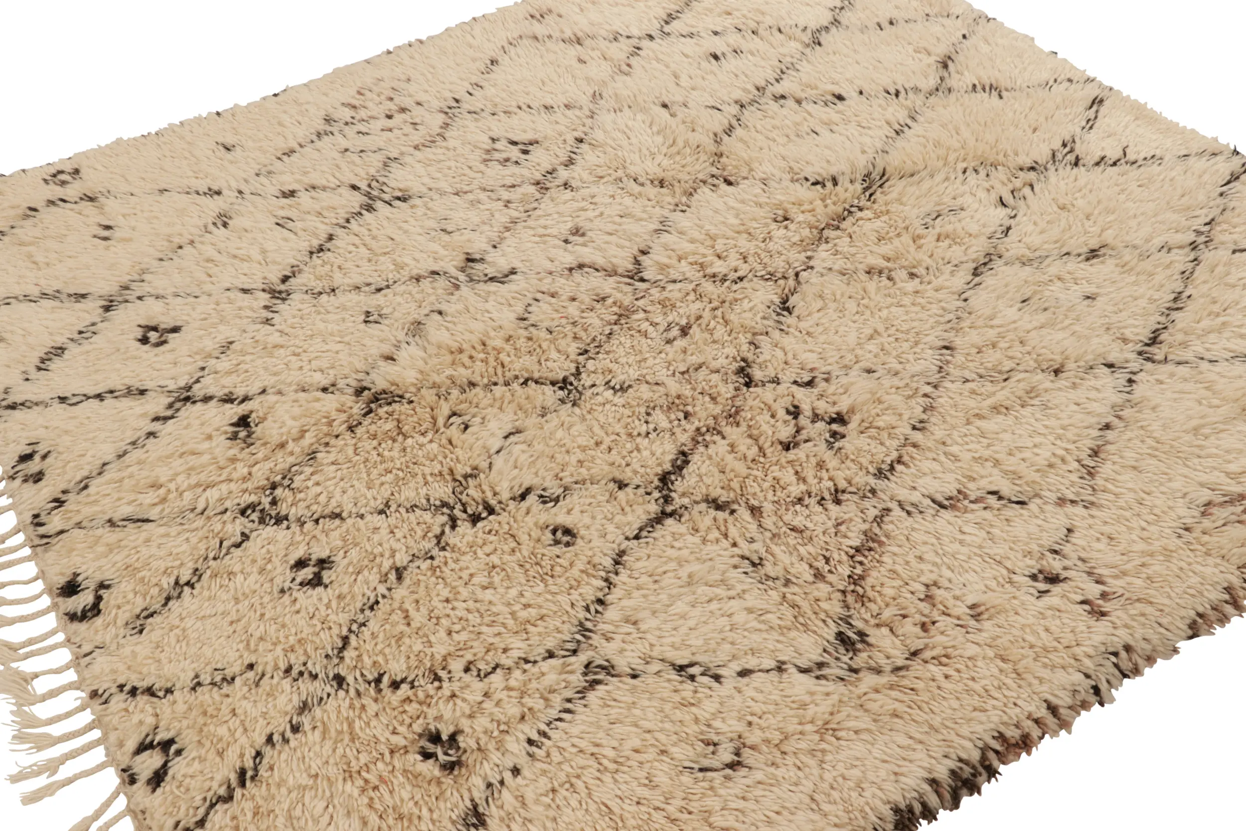 Vintage Moroccan Square Rug