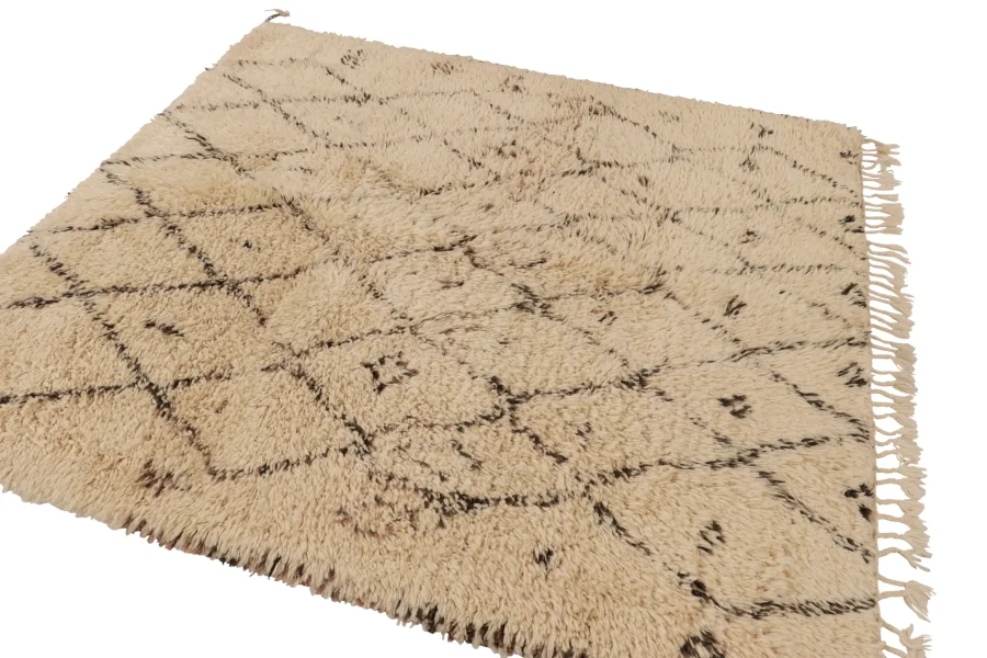 Vintage Moroccan Square Rug