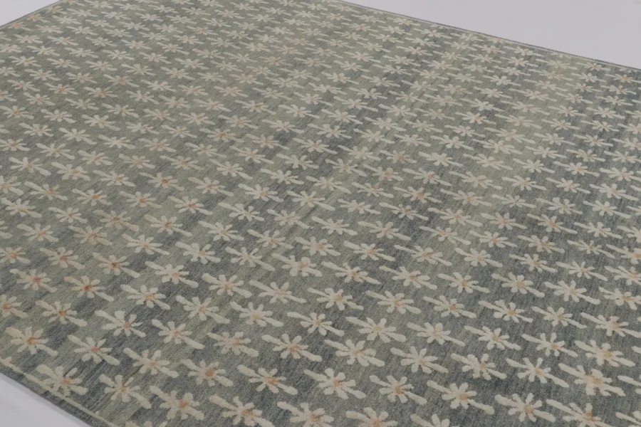Modern Block Print Rug