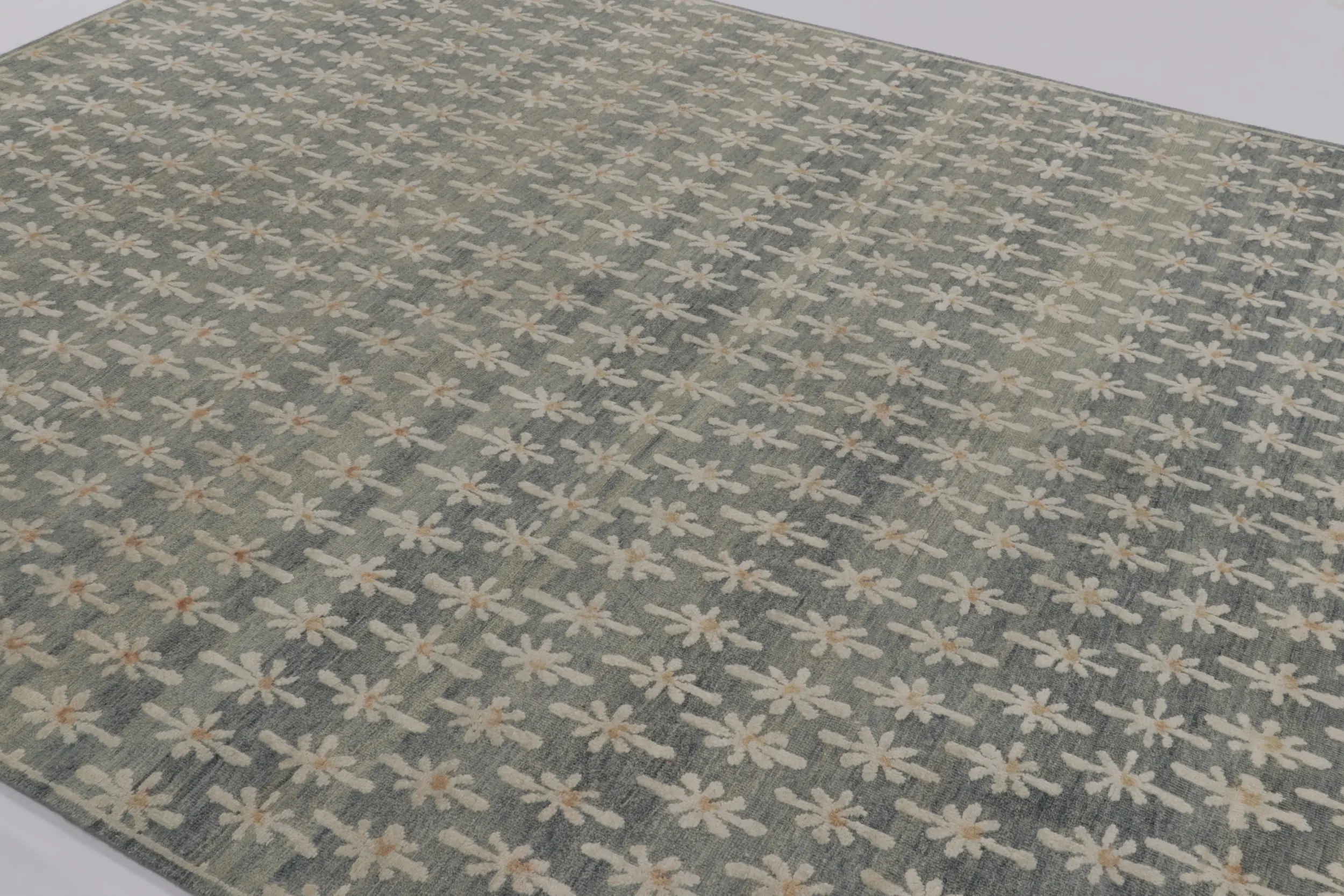 Modern Block Print Rug