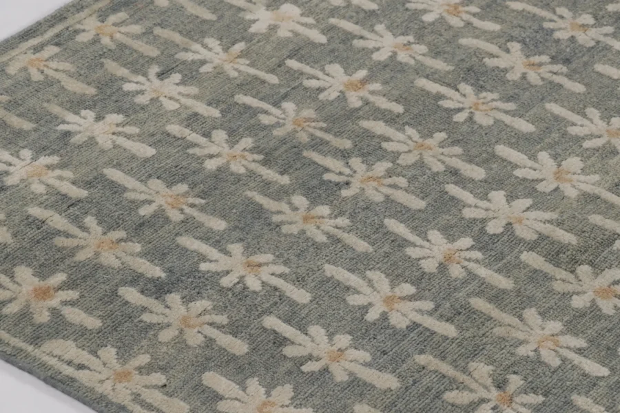 Modern Block Print Rug
