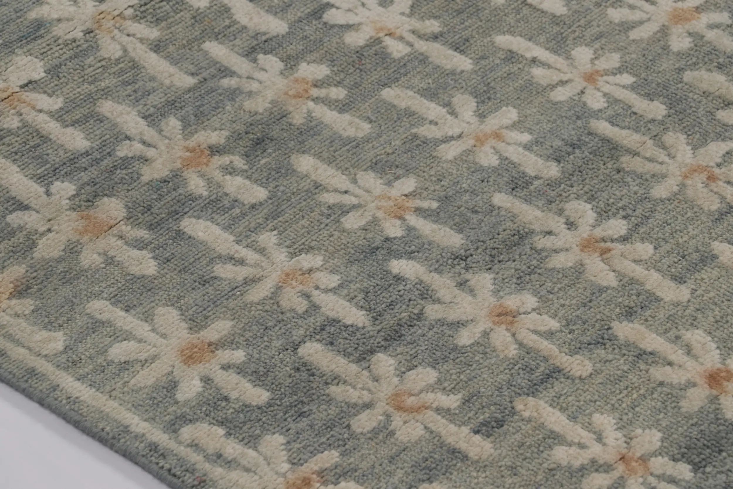 Modern Block Print Rug