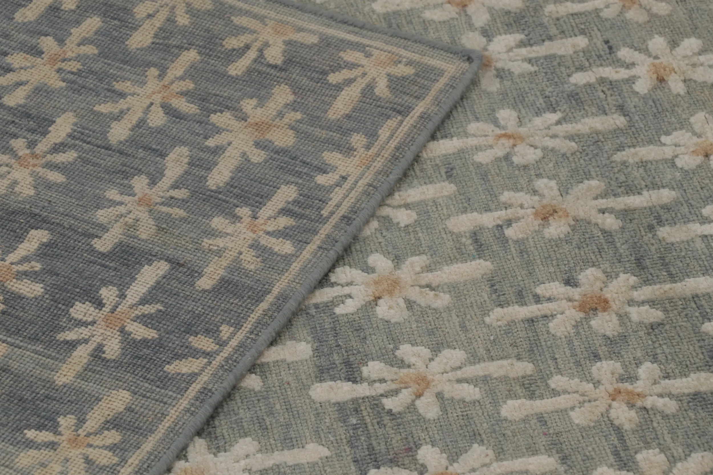Modern Block Print Rug