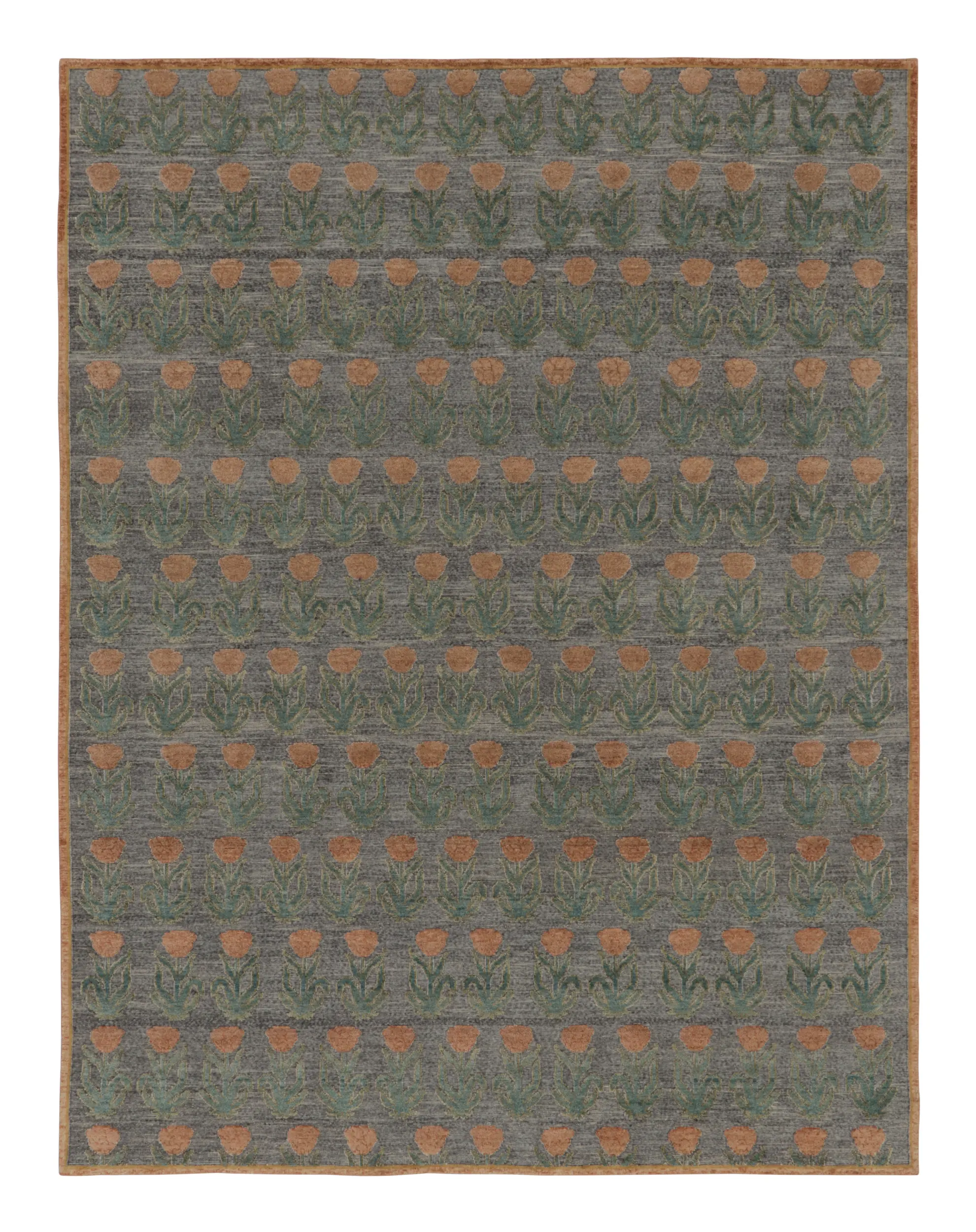 Modern Block Print Rug