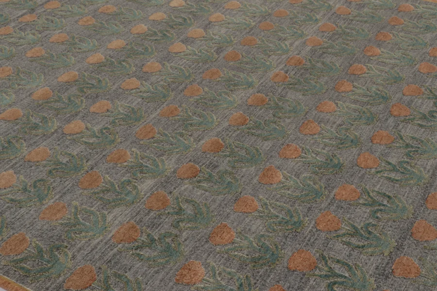 Modern Block Print Rug