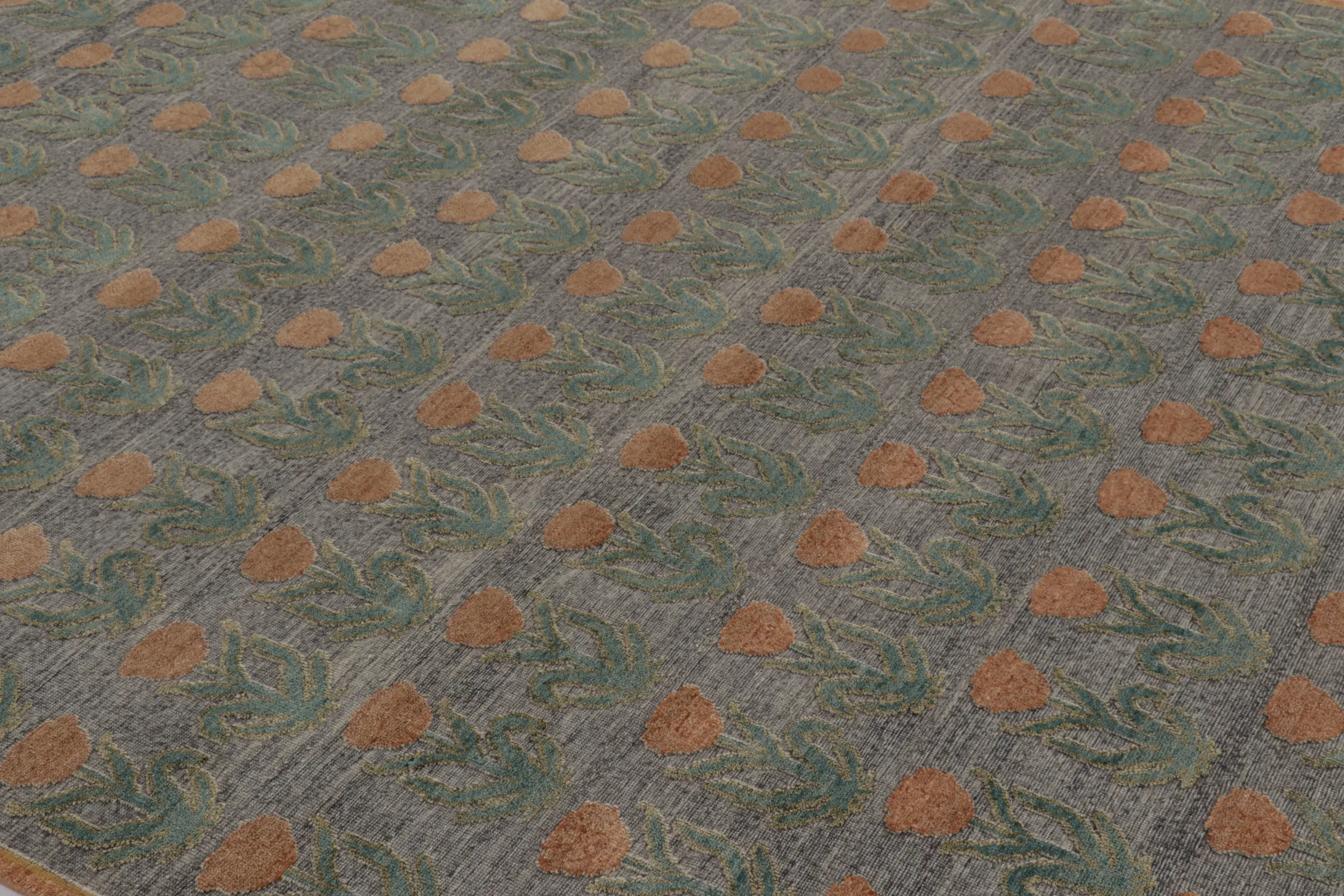 Modern Block Print Rug