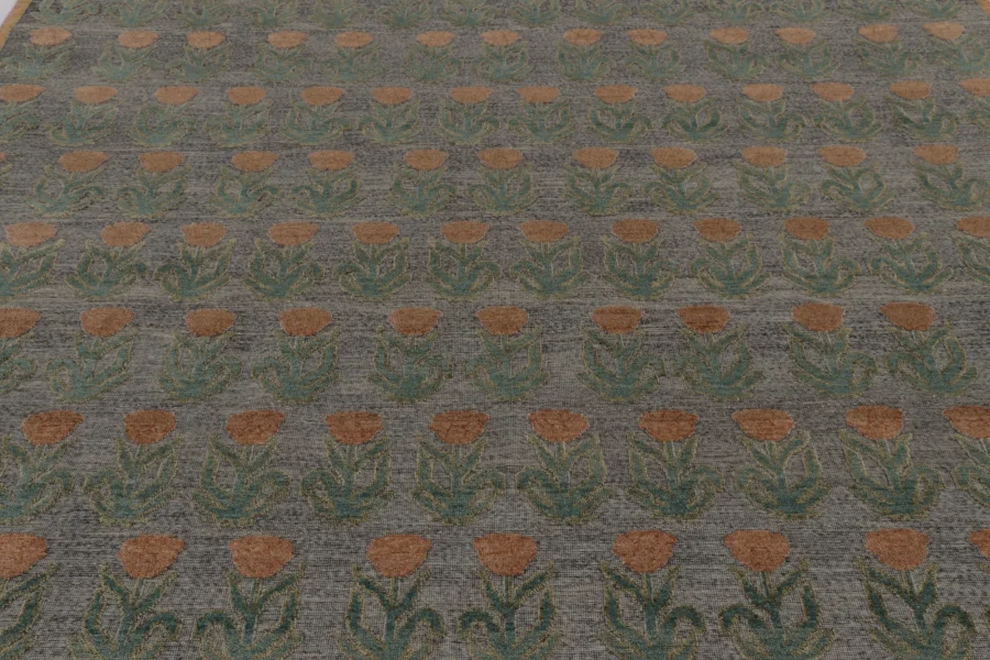 Modern Block Print Rug