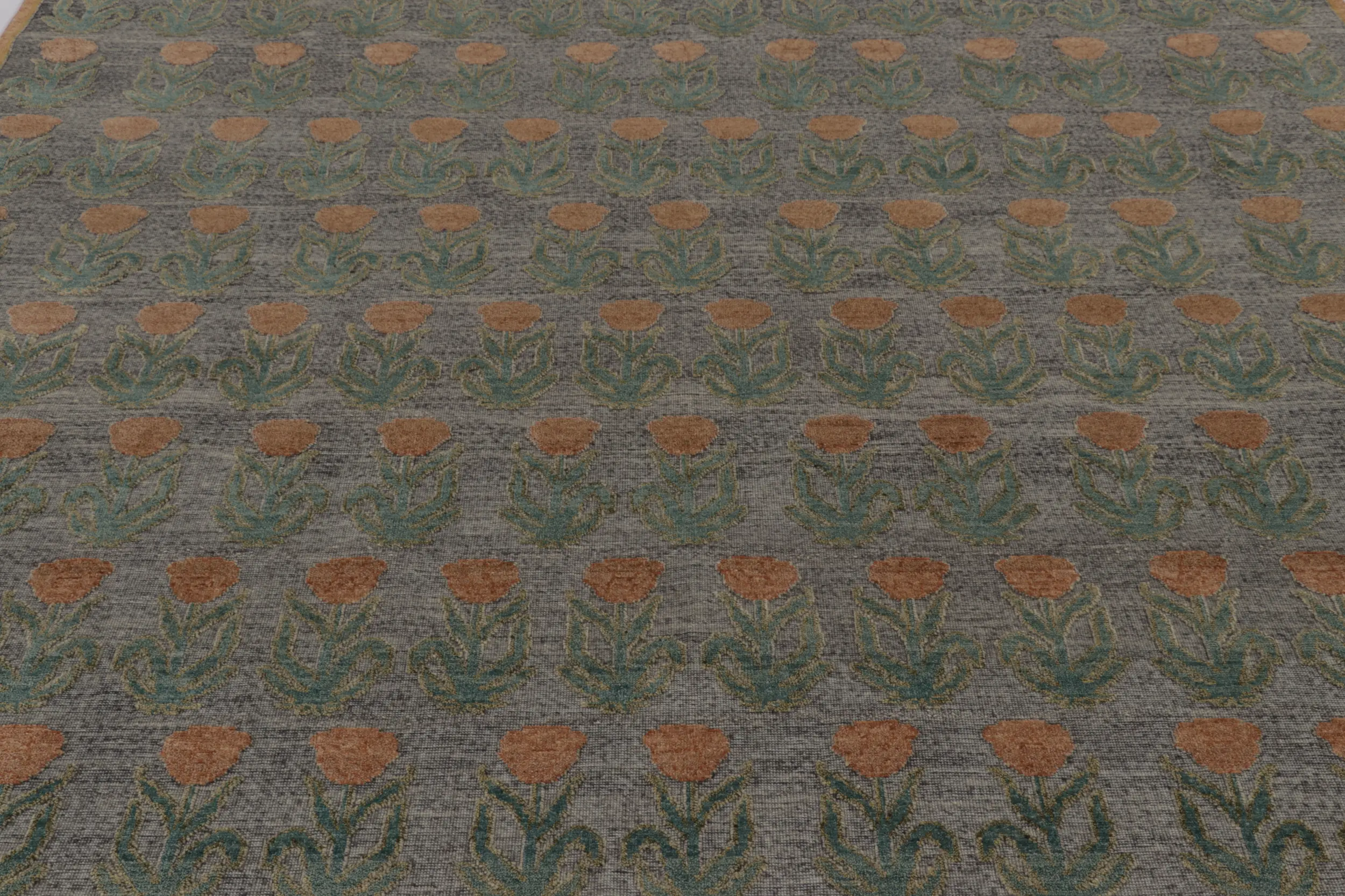 Modern Block Print Rug
