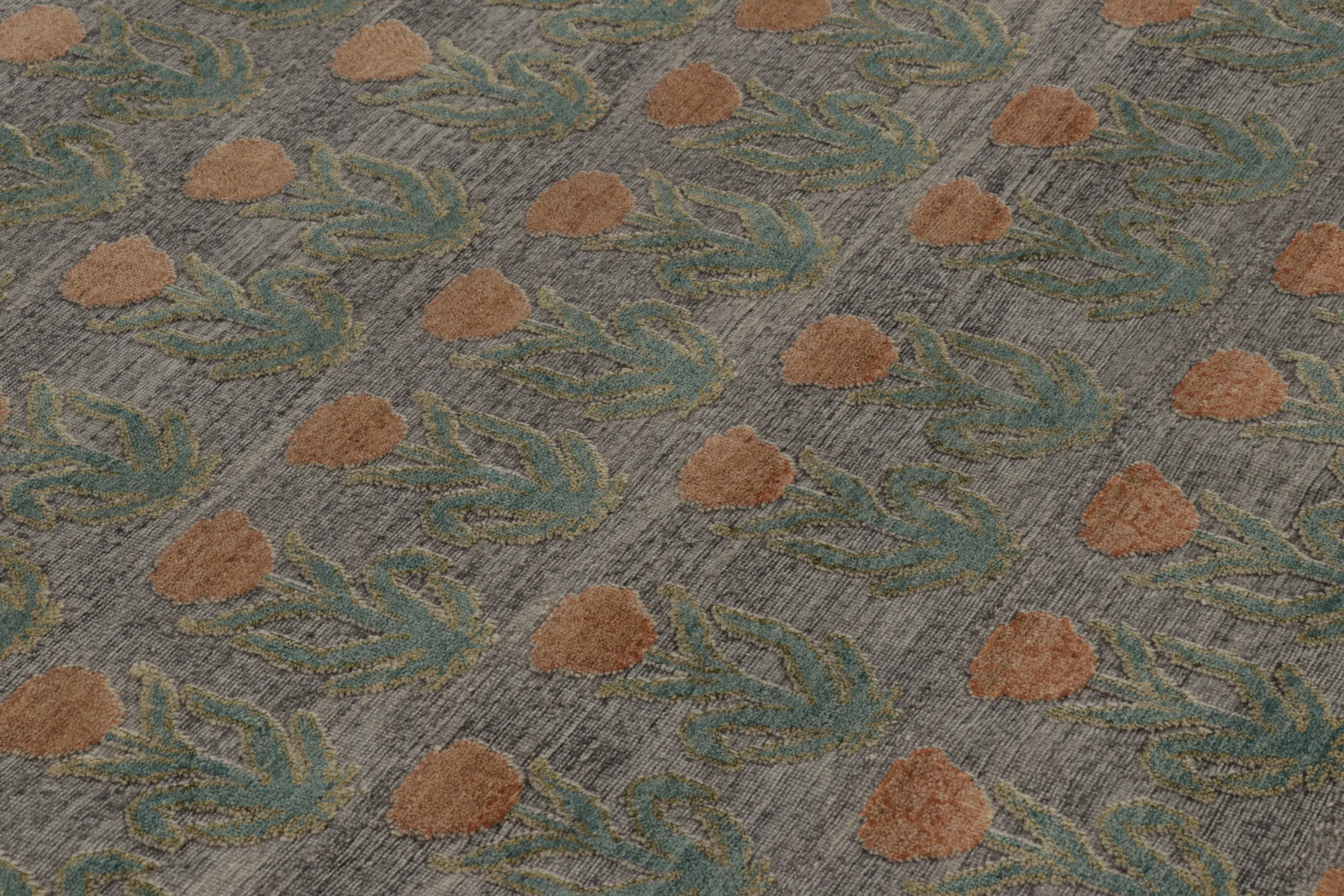 Modern Block Print Rug