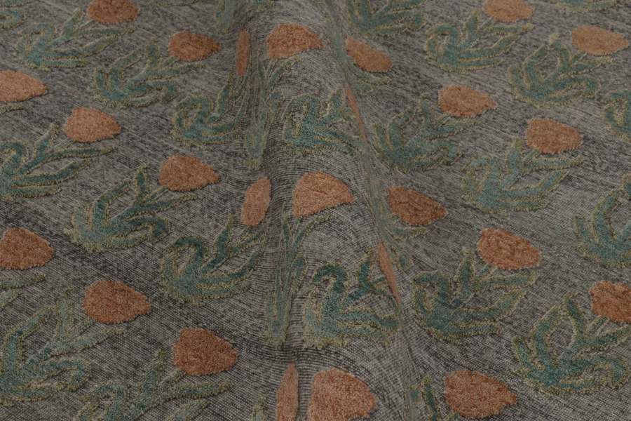 Modern Block Print Rug