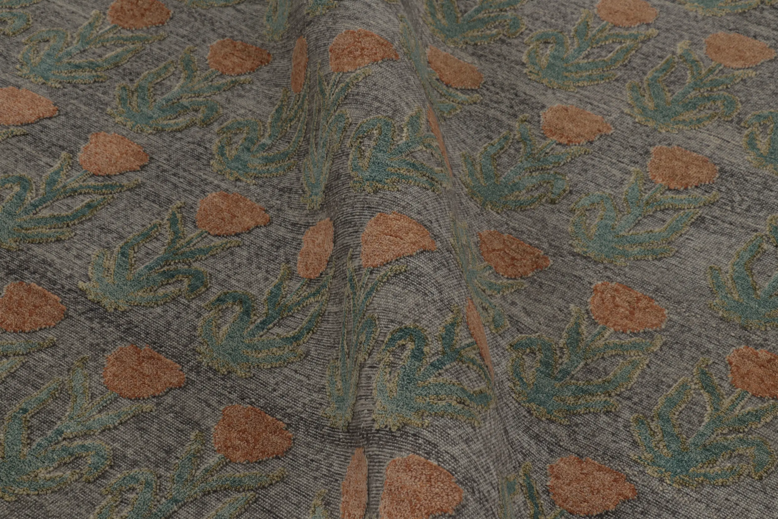Modern Block Print Rug