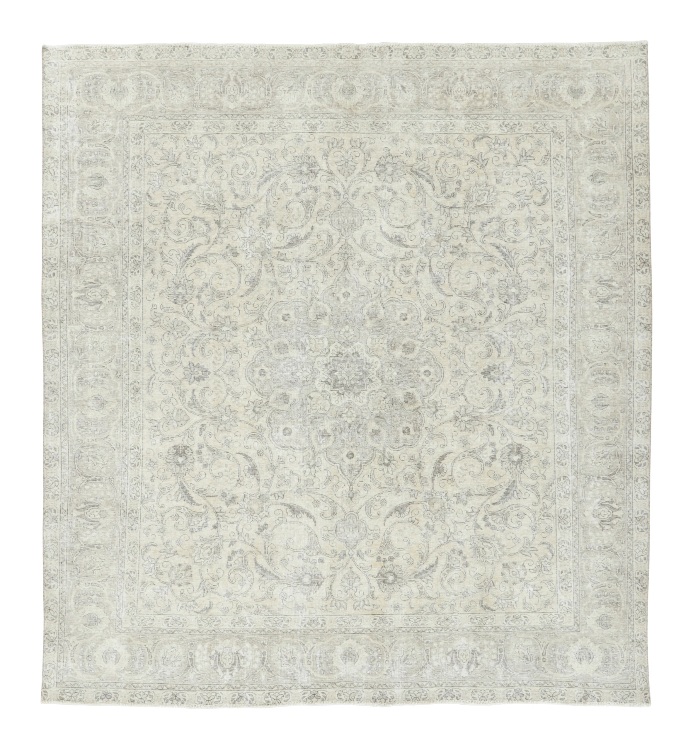 Vintage Persian Tabriz Rug