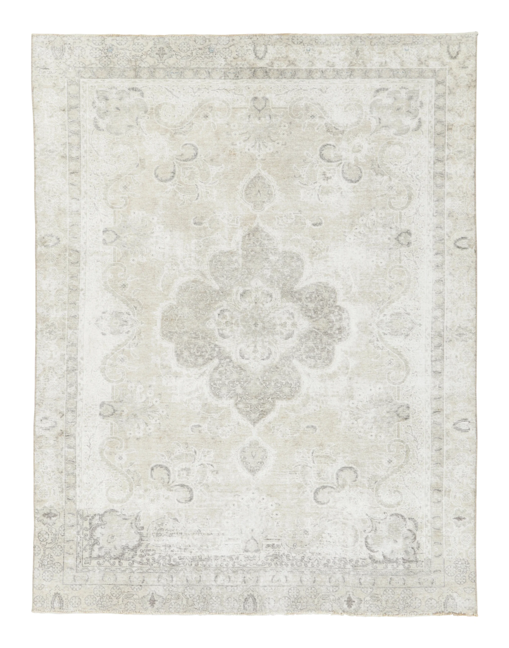 Vintage Persian Tabriz Rug