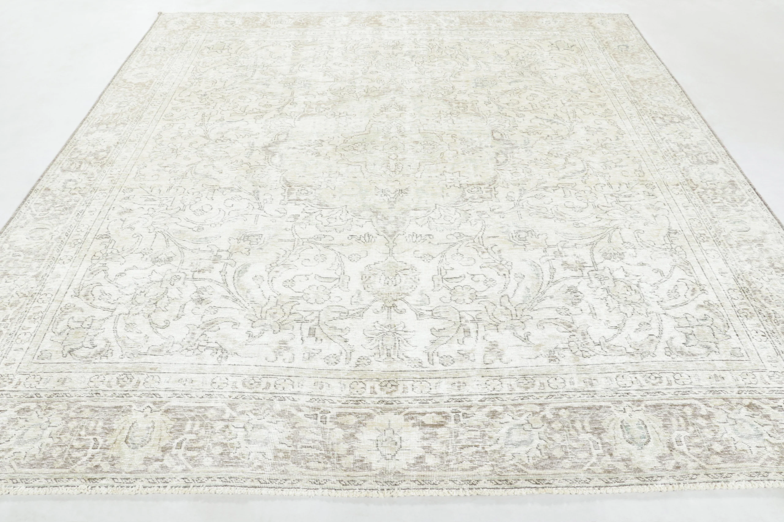 Vintage Persian Tabriz Rug