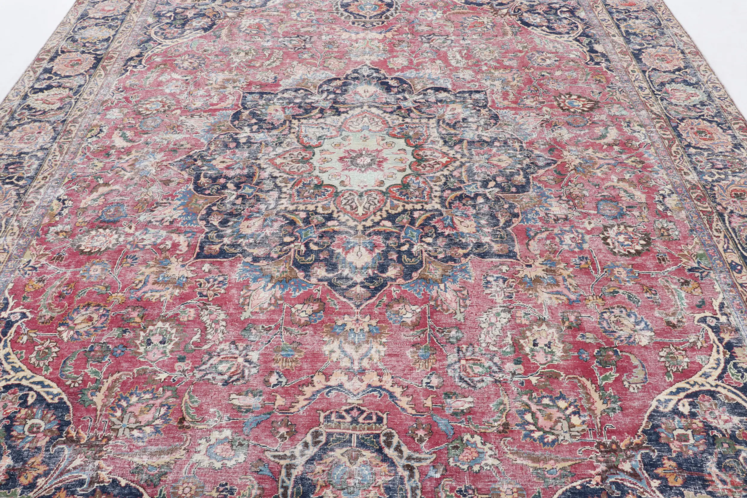Vintage Persian Tabriz Rug