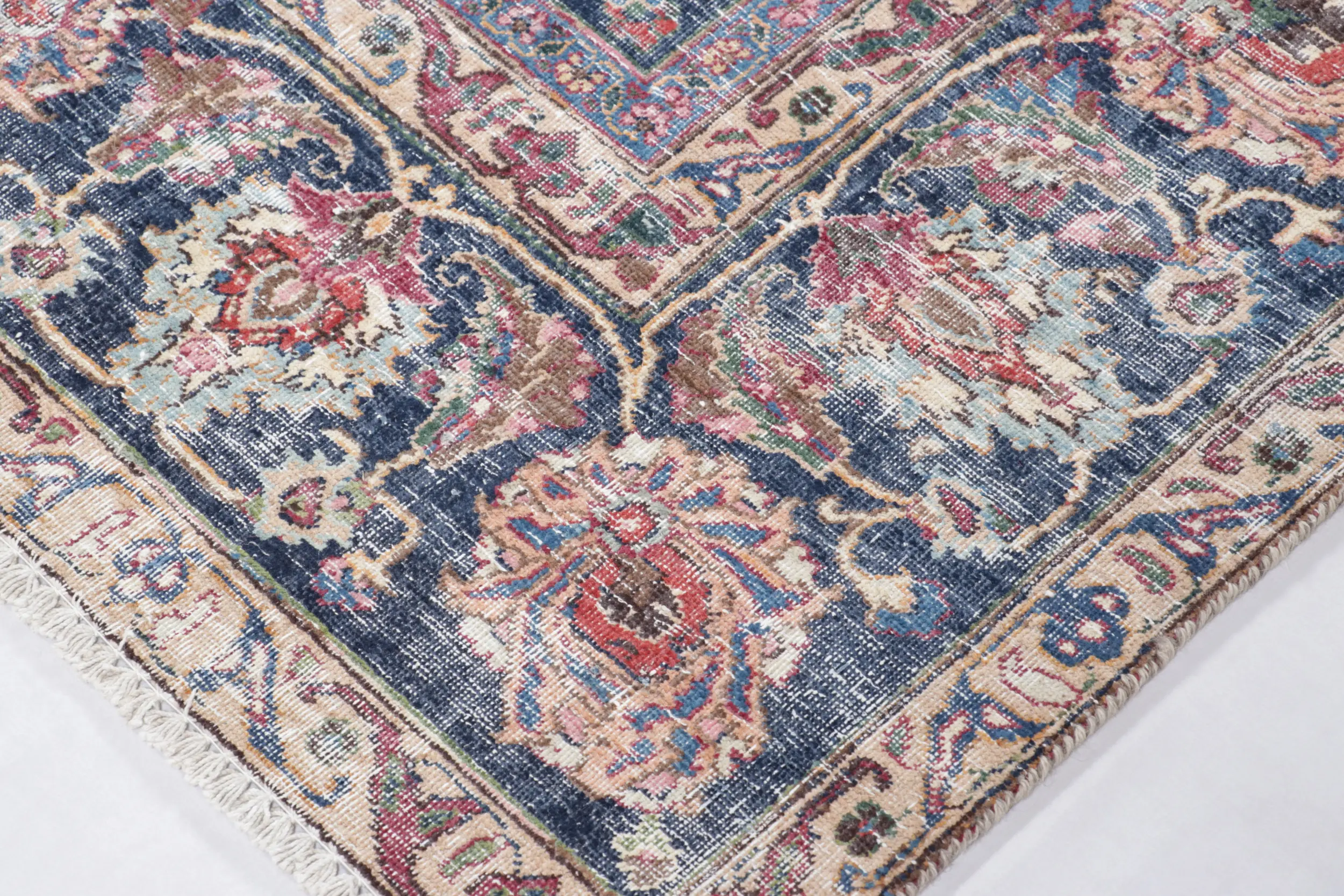 Vintage Persian Tabriz Rug