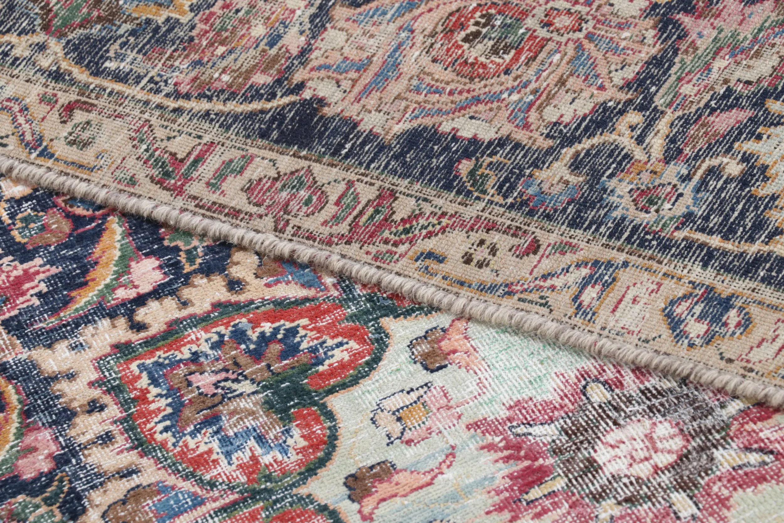 Vintage Persian Tabriz Rug