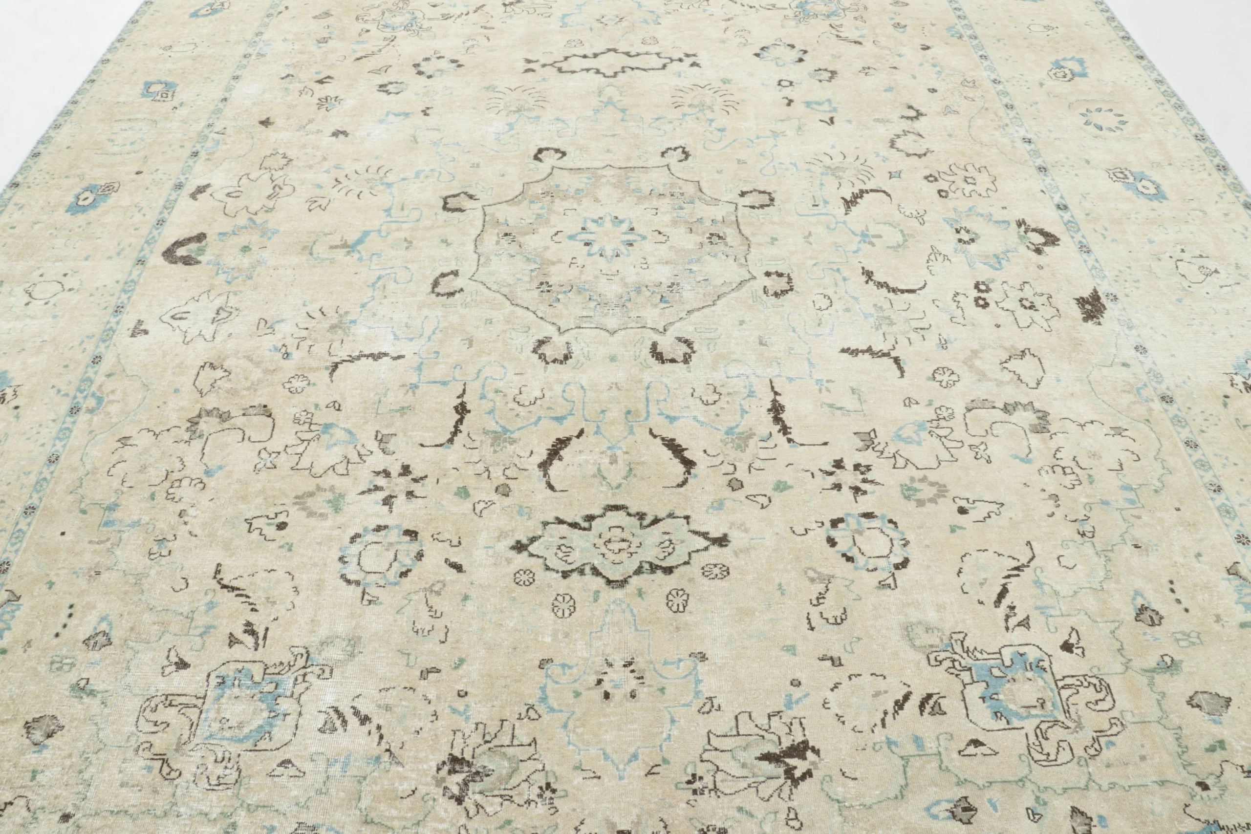 Vintage Persian Tabriz Rug