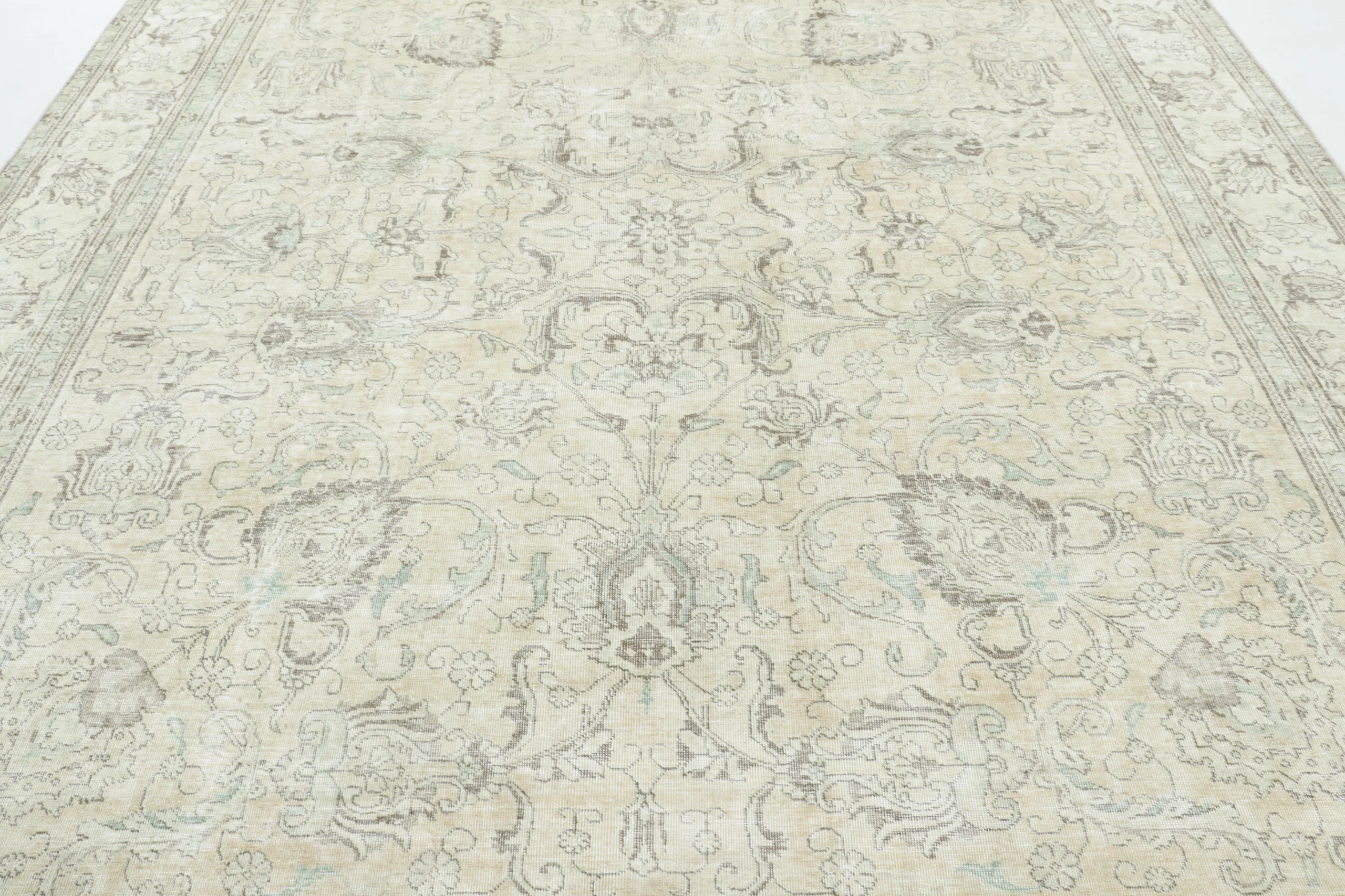 Vintage Persian Tabriz Rug