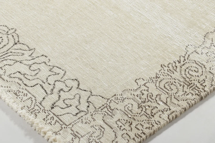 Vintage Persian Tabriz Runner Rug