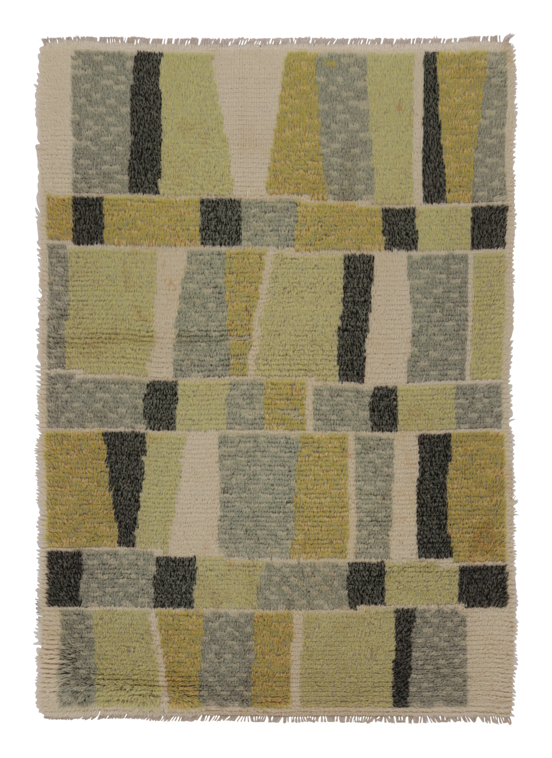 Vintage Swedish Rya Rug
