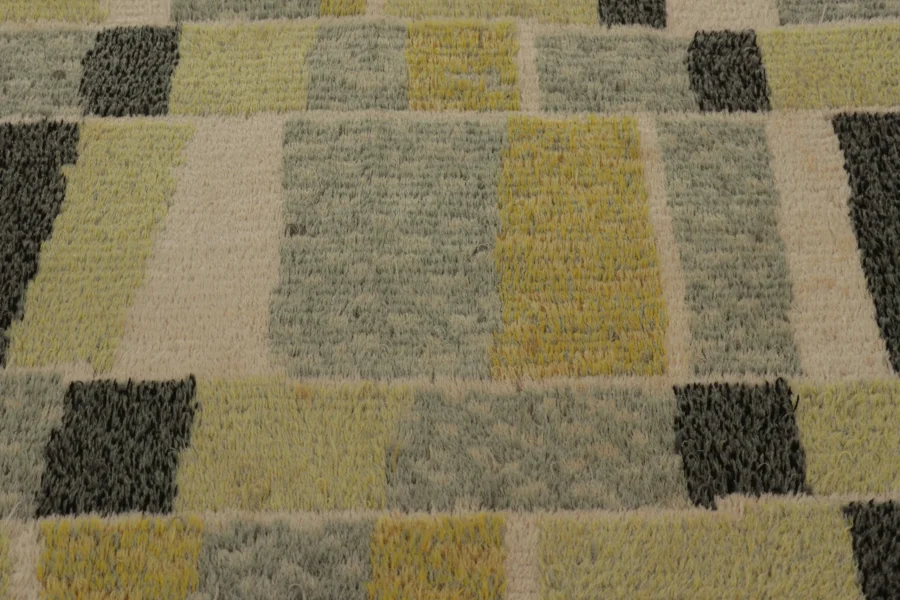 Vintage Swedish Rya Rug