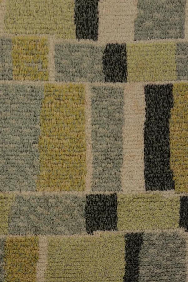 Vintage Swedish Rya Rug