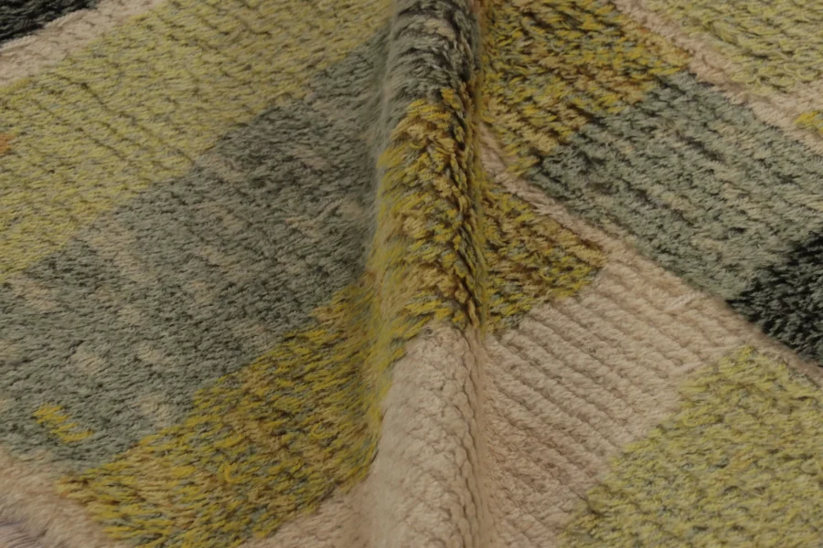 Vintage Swedish Rya Rug