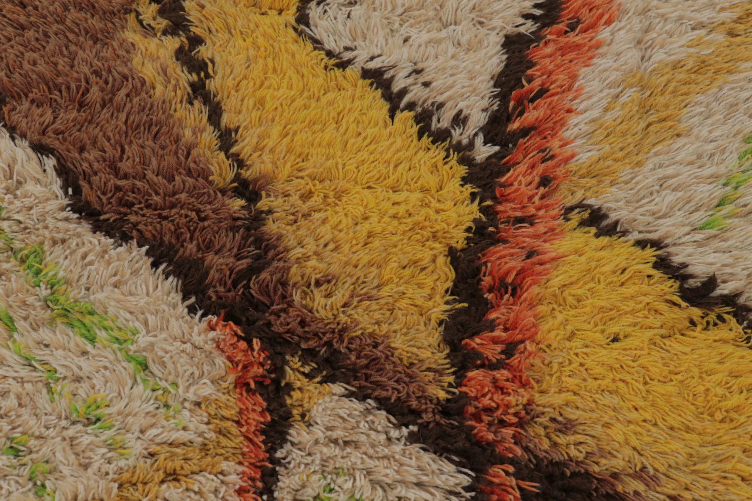 Vintage Swedish Rya Rug