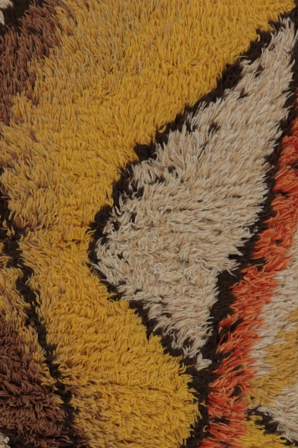 Vintage Swedish Rya Rug