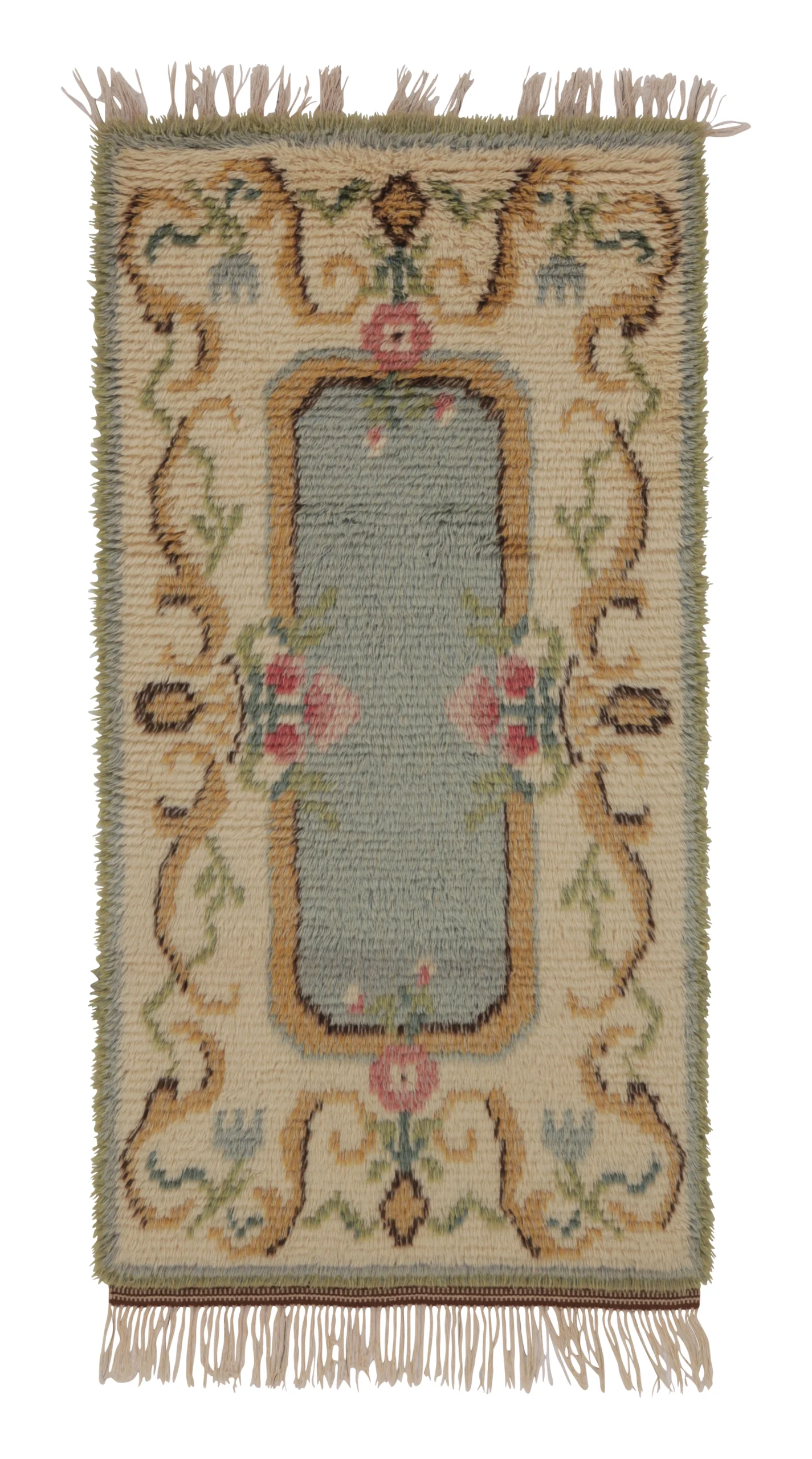 Vintage Swedish Rya Rug