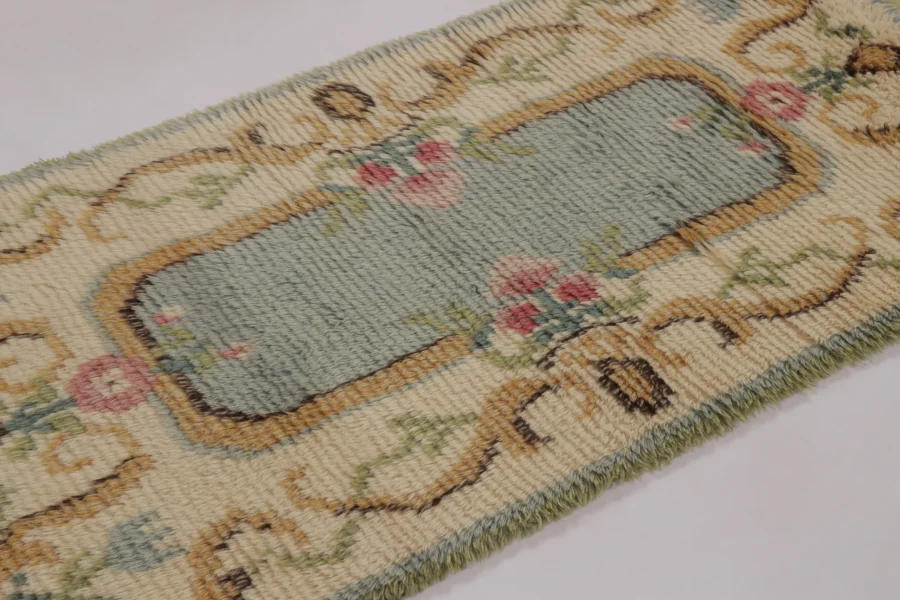 Vintage Swedish Rya Rug