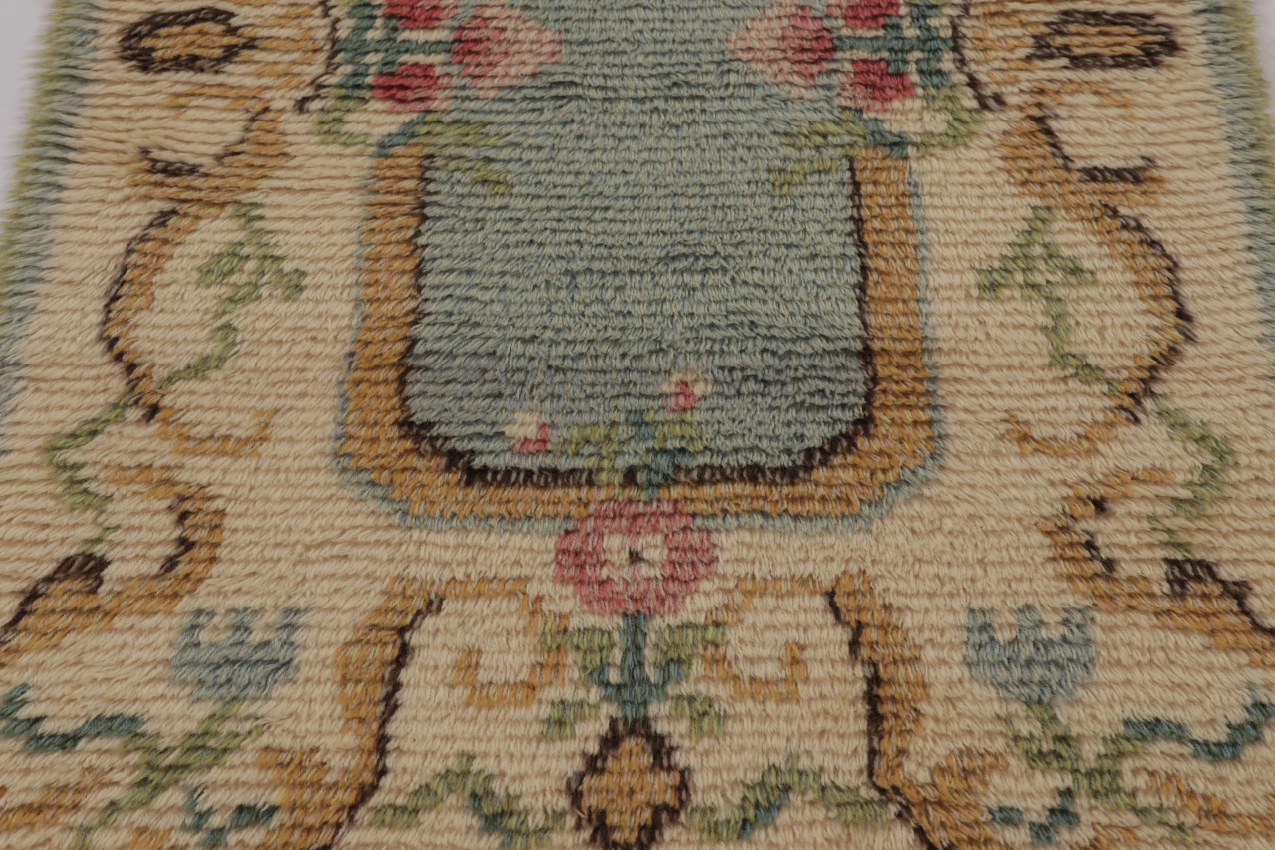 Vintage Swedish Rya Rug