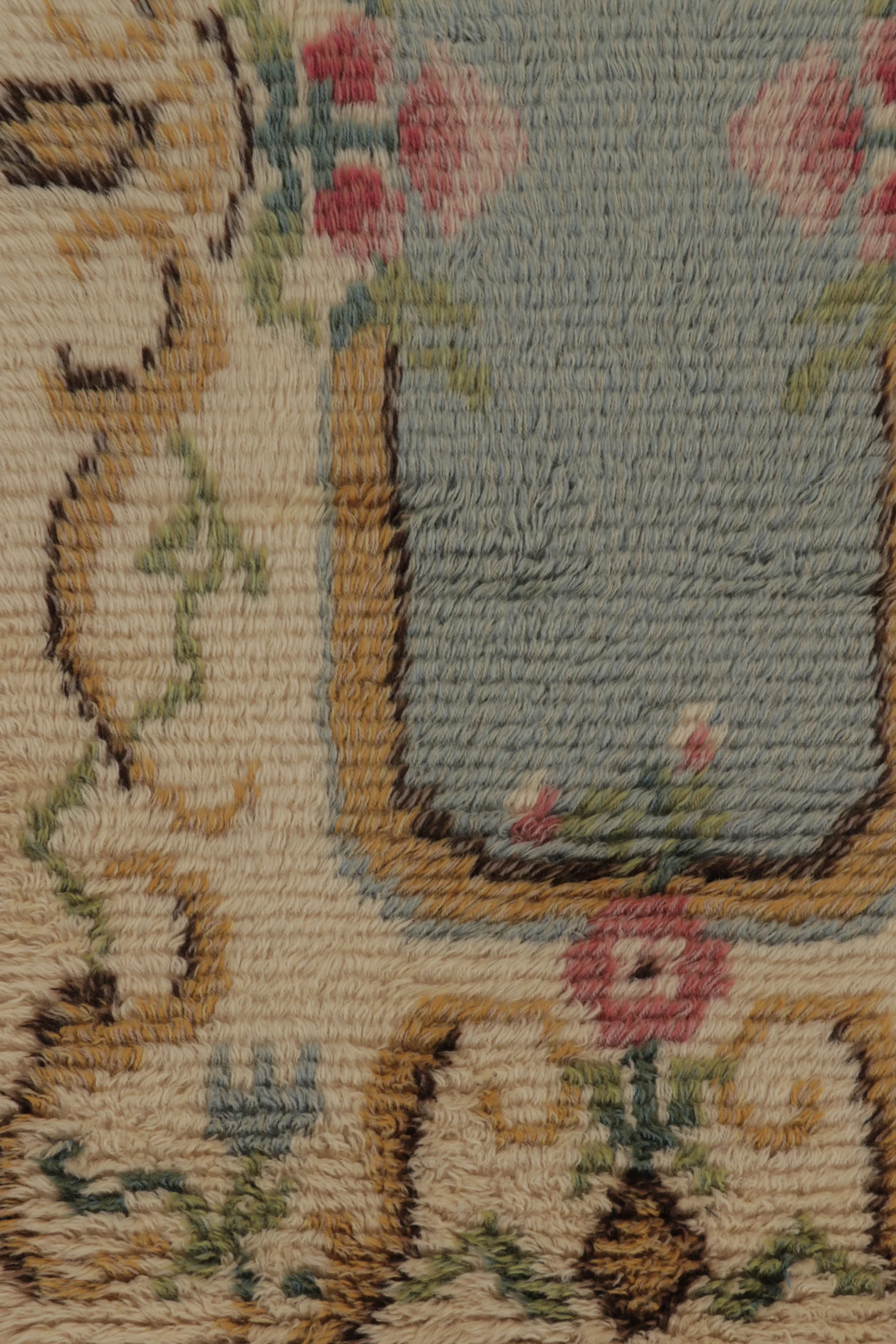 Vintage Swedish Rya Rug