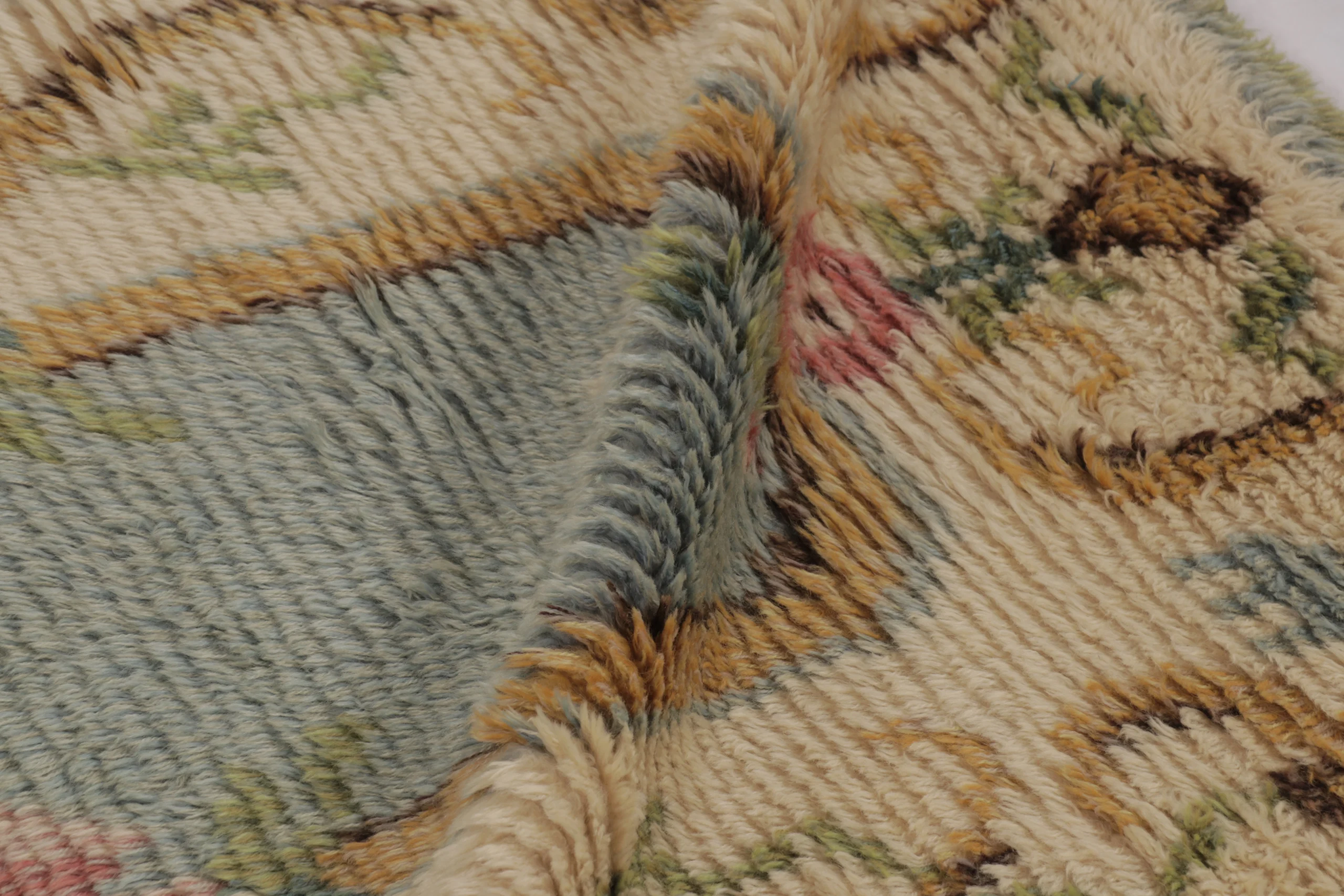 Vintage Swedish Rya Rug