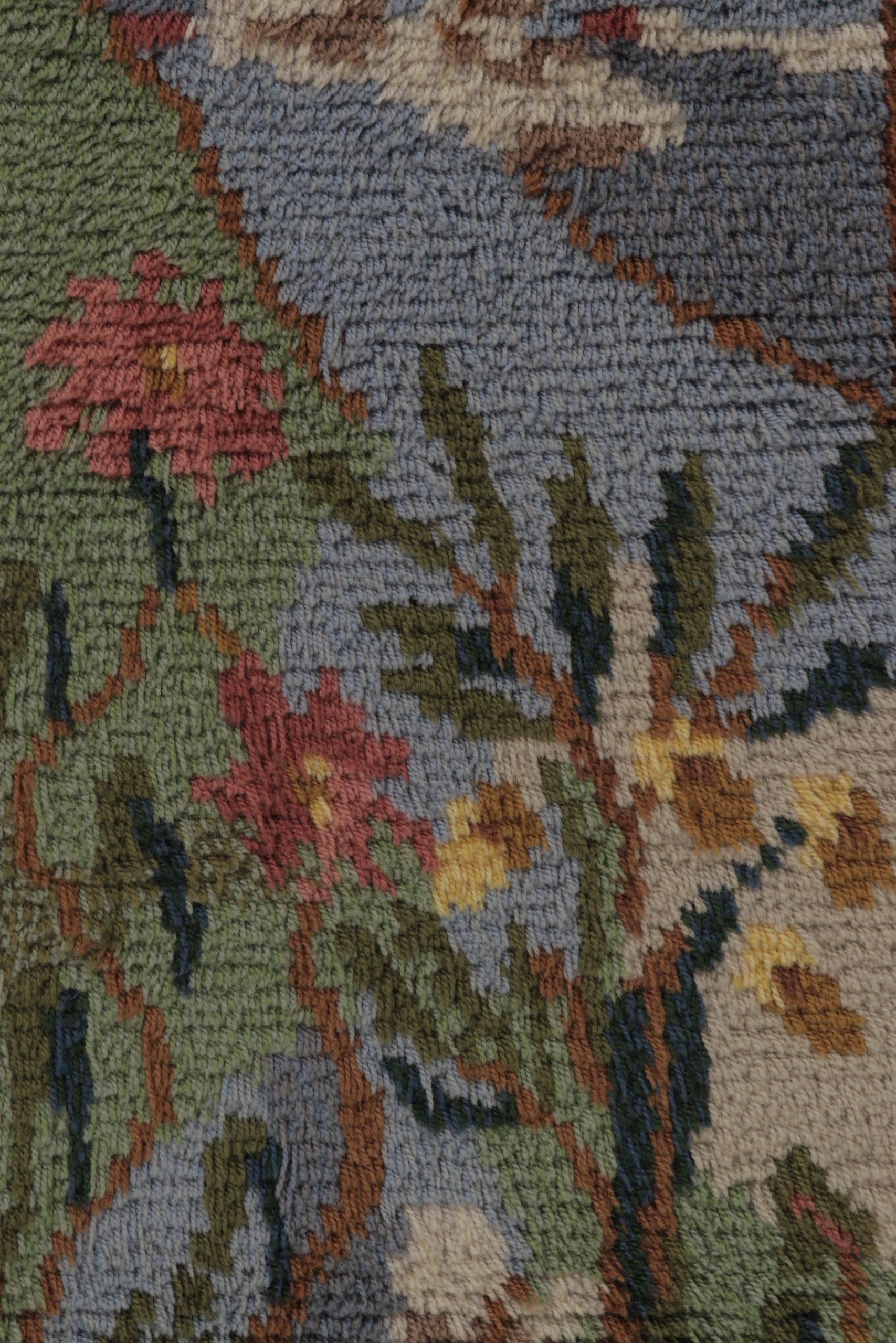Vintage Swedish Rya Rug