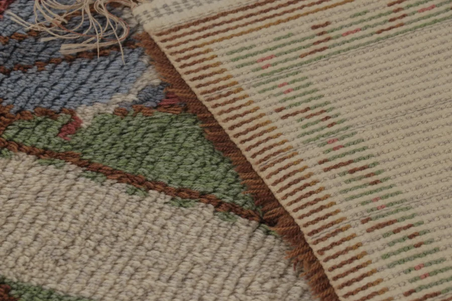 Vintage Swedish Rya Rug